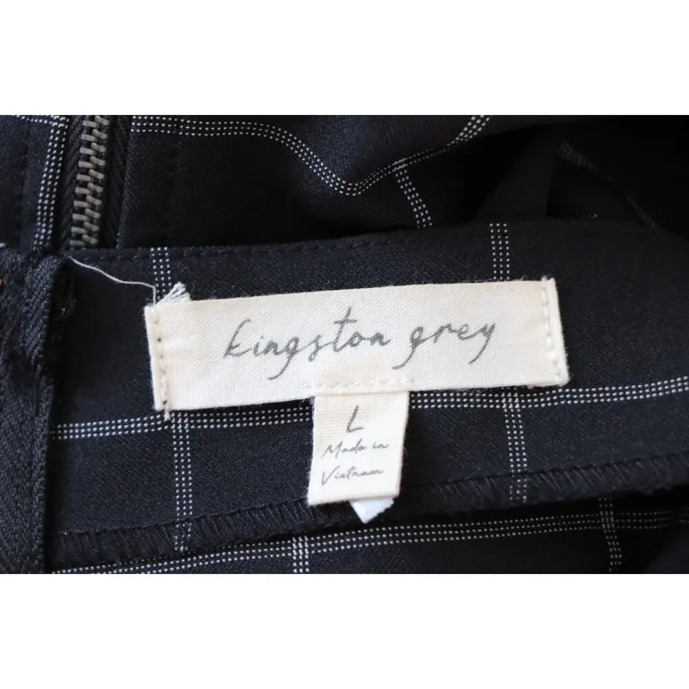 Kingston Grey Large Black Plaid Dress - Picture 4 of 7